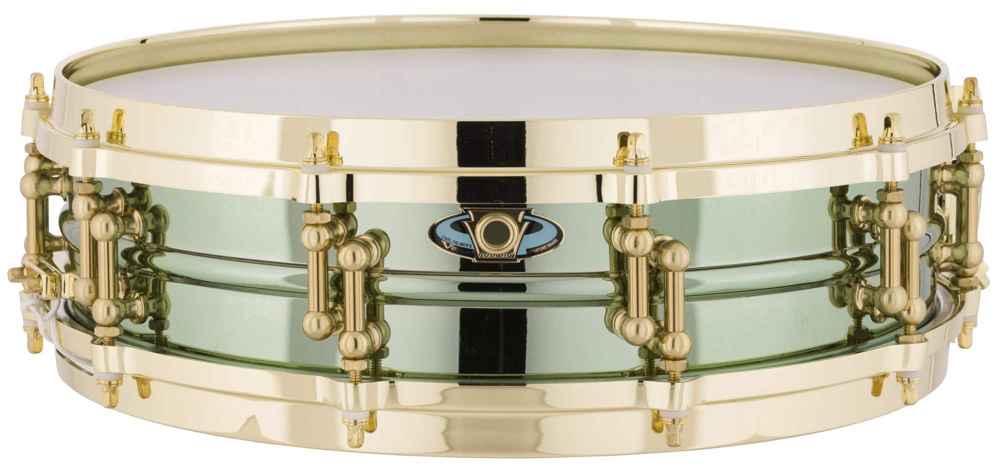 Ludwig Carl Palmer 3.7 x14 Venus Snare Green Brass
