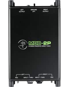 Mackie MDB-2P Passive Stereo Direct Box