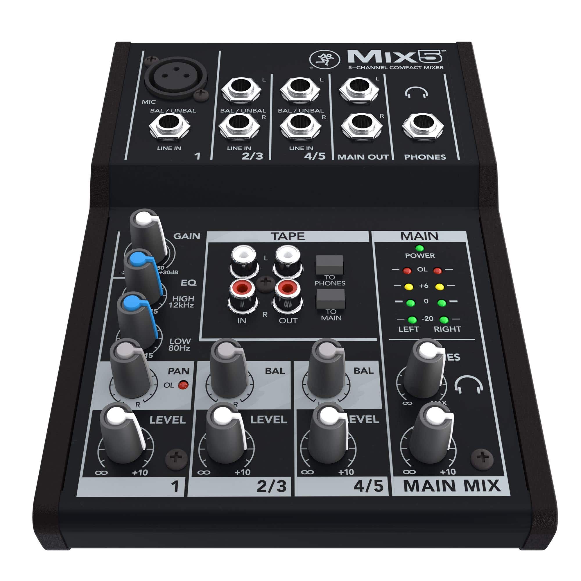 Mackie Mix5 5 Channel Compact Mixer