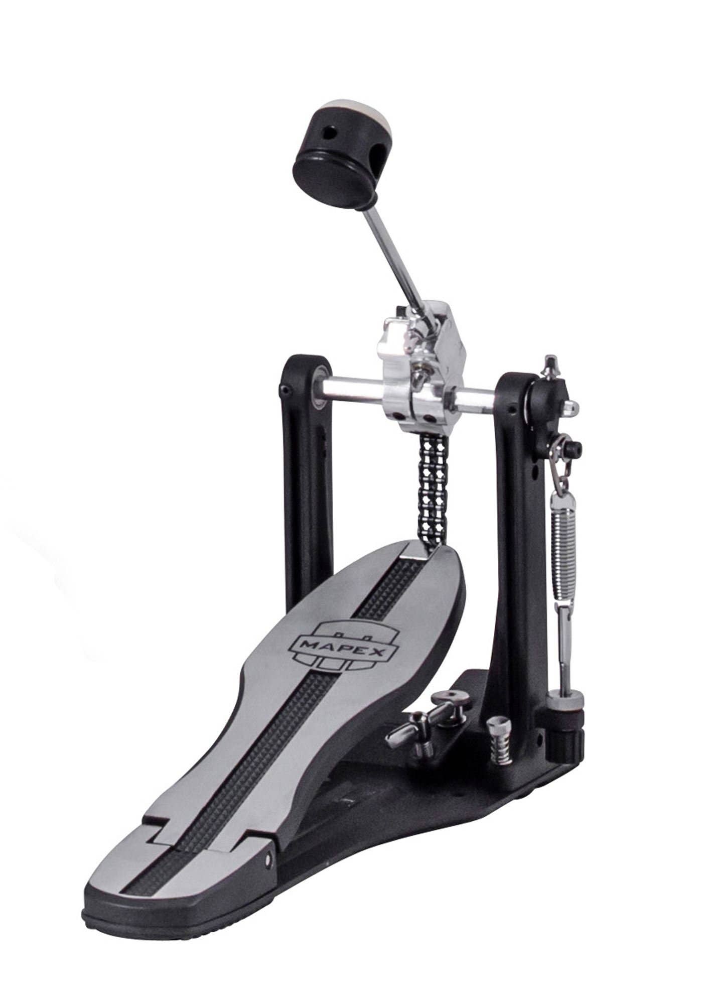 Mapex Mars P600 Black Single Bass Drum Pedal With Plate