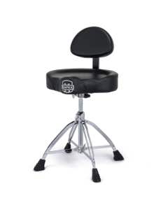 Mapex T875 Saddle Top Backrest Throne Double Braced 4 Leg Base