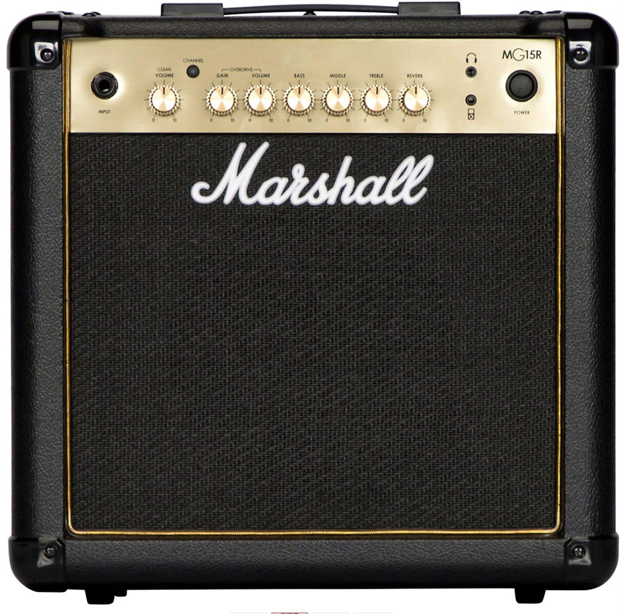 Marshall MG15GR Electric Guitar Amplifier Reverb Combo 1x8 15 Watts