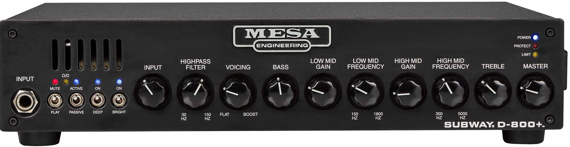 Mesa/Boogie Subway D-800 Plus Bass Amp Head Class D 400/800W