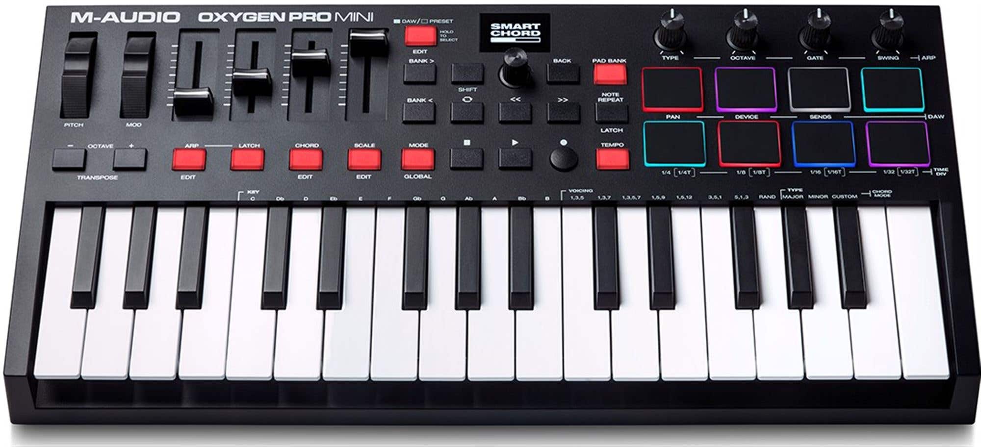 M-Audio Oxygen Pro Mini 32-Key USB Keyboard Controller