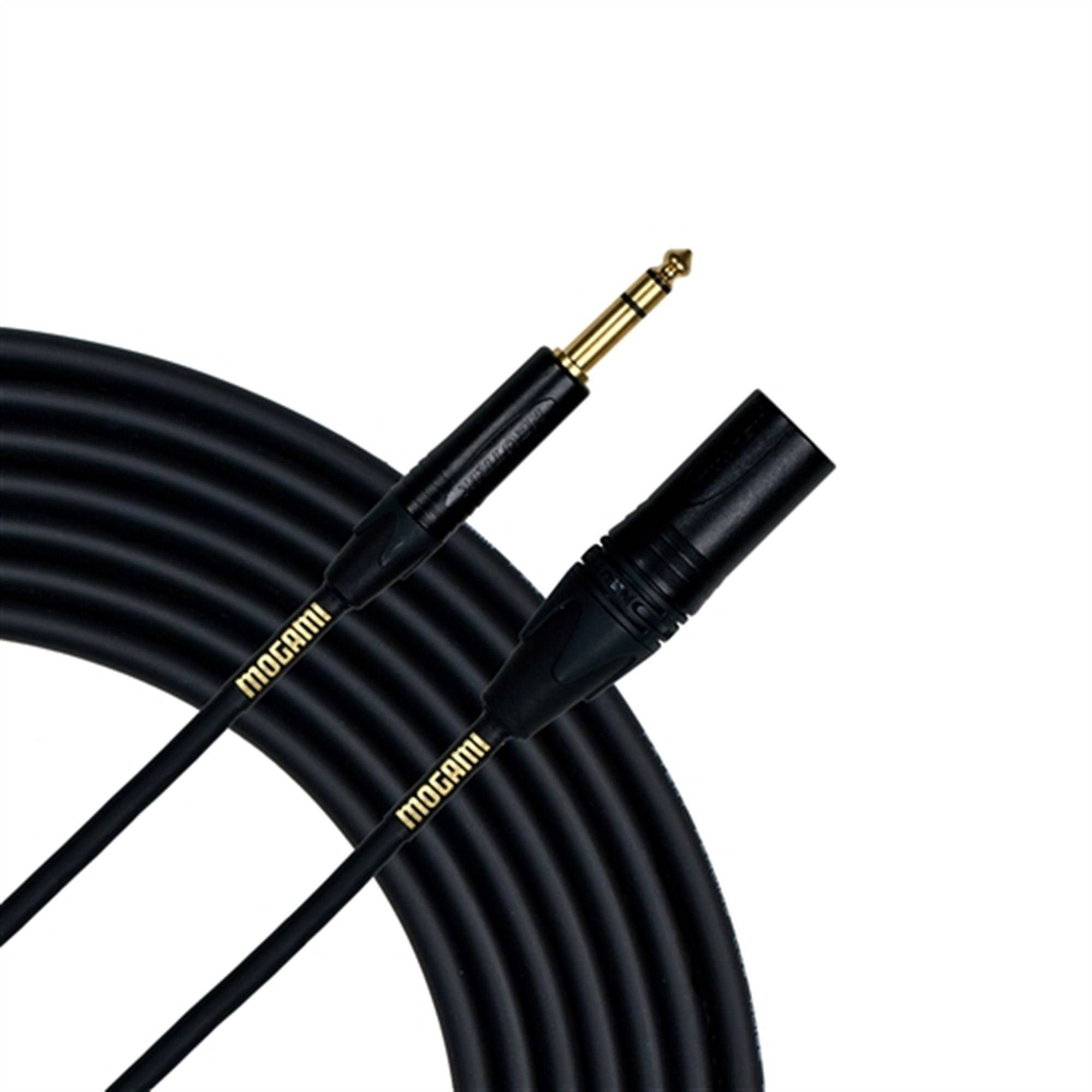 Mogami Gold GTRSXLRM03 1/4 Inch TRS to XLR Male Cable 3 Foot