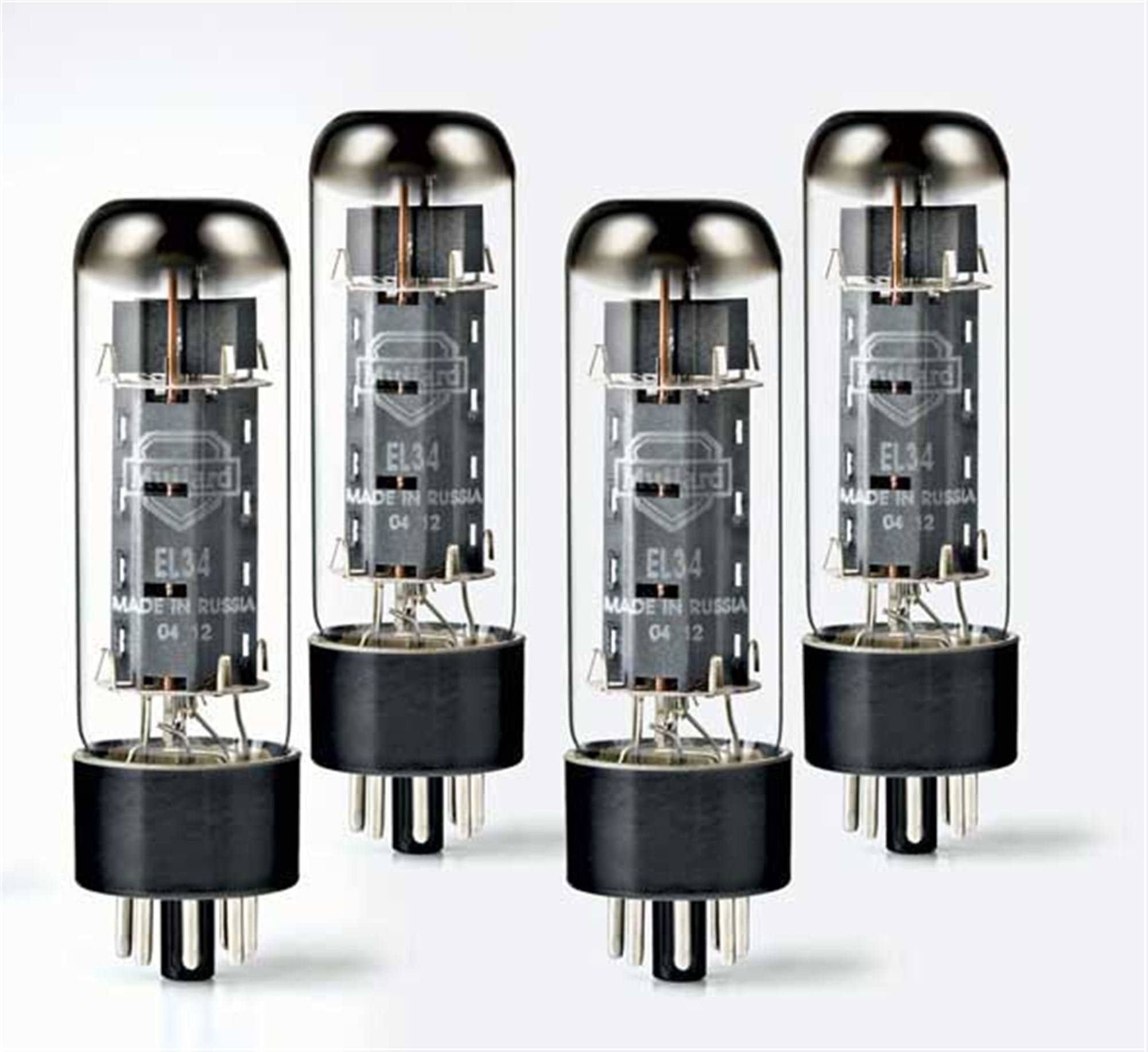 Mullard EL34 Power Amp Vacuum Tubes - Quartet