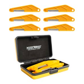 Music Nomad MN668 6-Piece Electric Guitar Nut File Set Light Strings