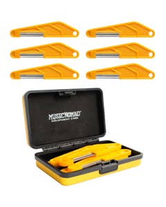 Music Nomad MN668 6-Piece Electric Guitar Nut File Set Light Strings