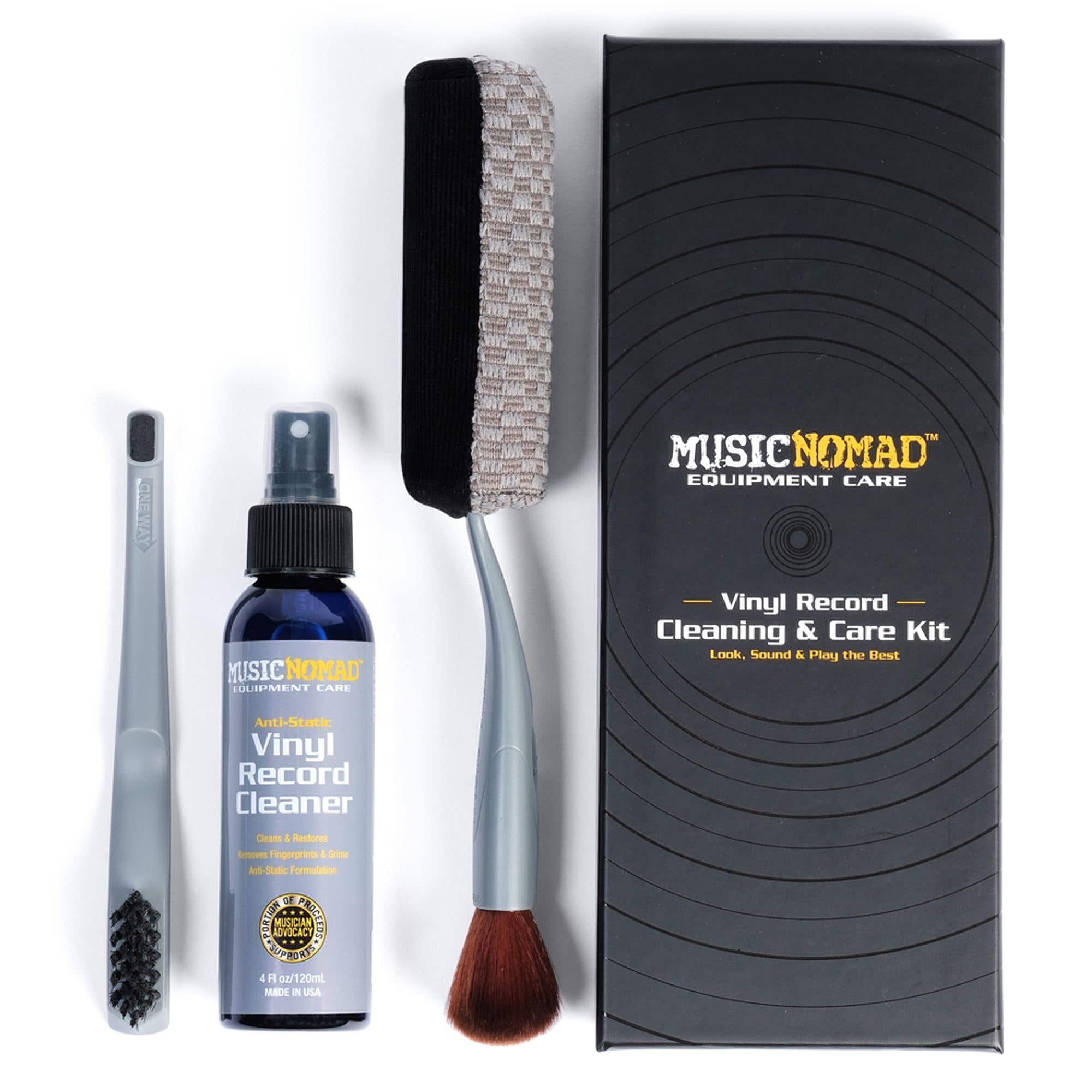 Music Nomad MN890 6 'n 1 Vinyl Record Cleaning and Care Kit