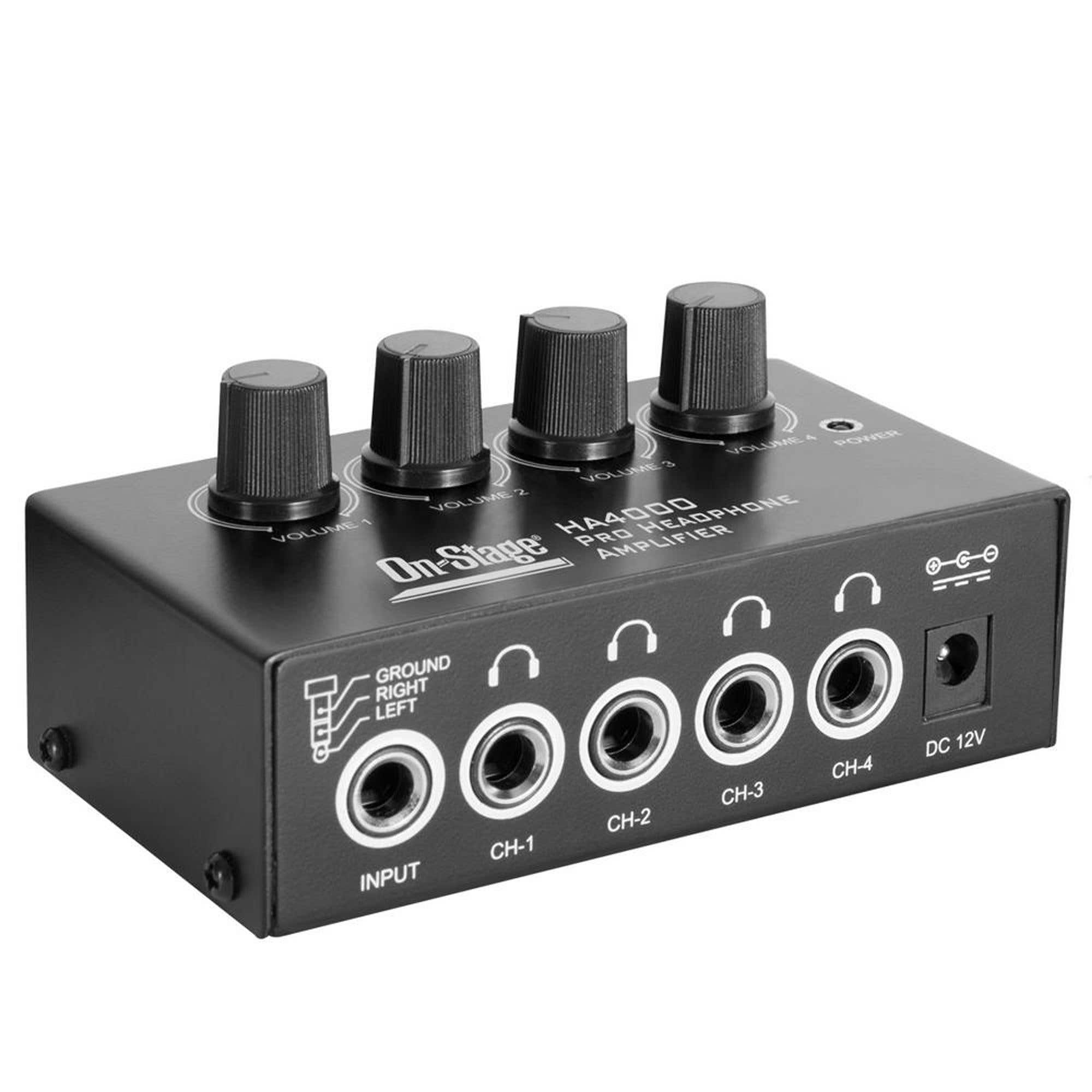 On Stage HA4000 Pro Headphone Amplifier