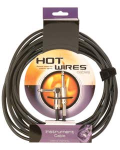 Hot Wires Guitar Instrument Standard Cables with One Angled End