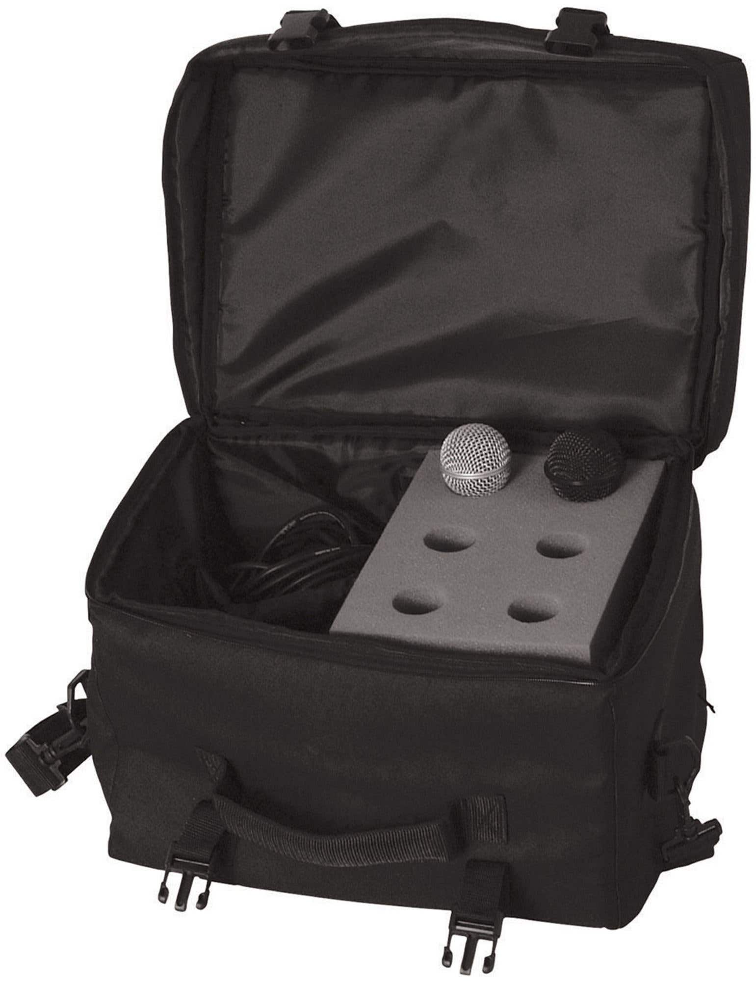 On Stage MB7006 6 Space Microphone Carry Bag