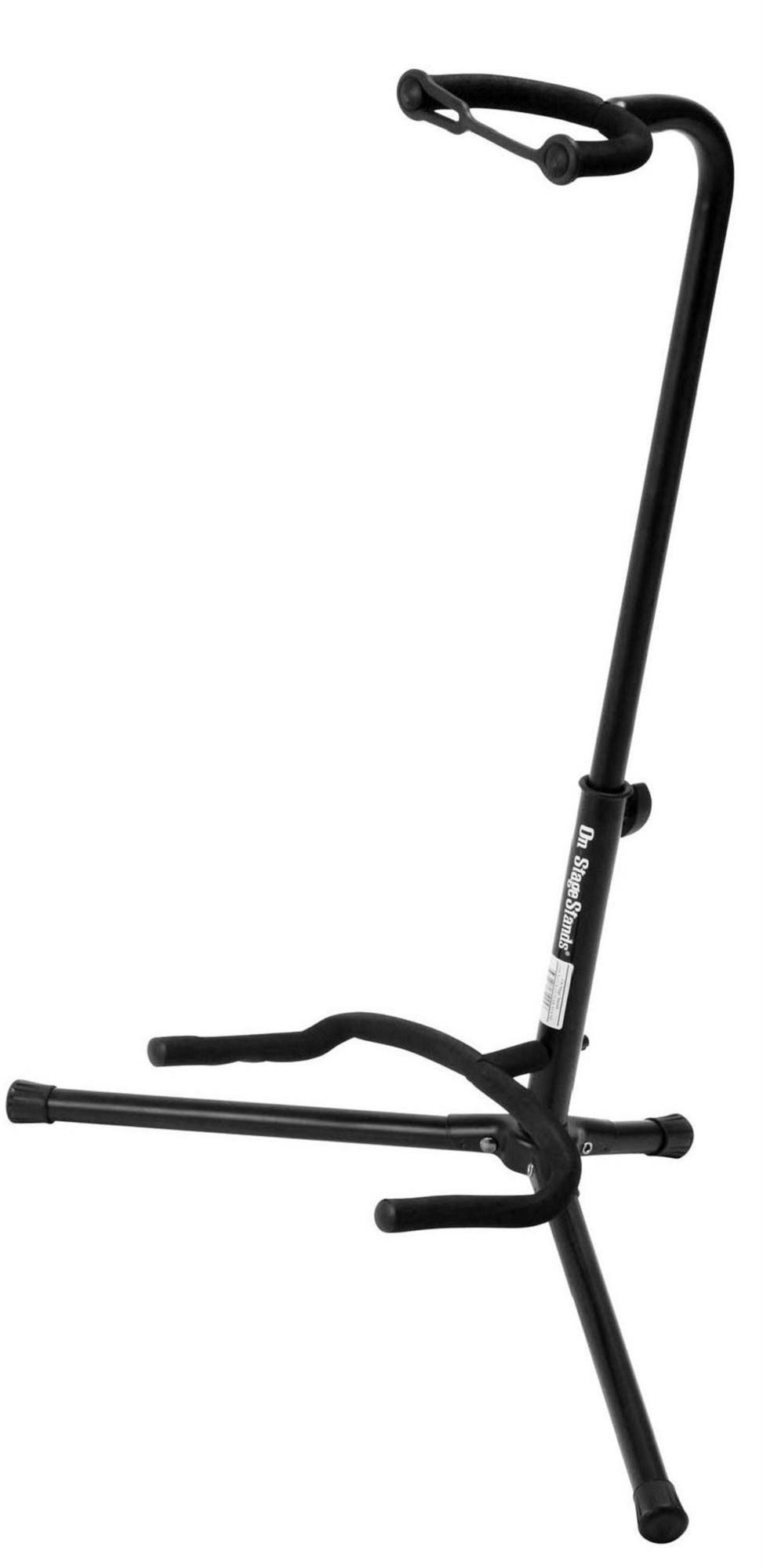 On Stage XCG4 Velveteen Padded Tubular Guitar Stand
