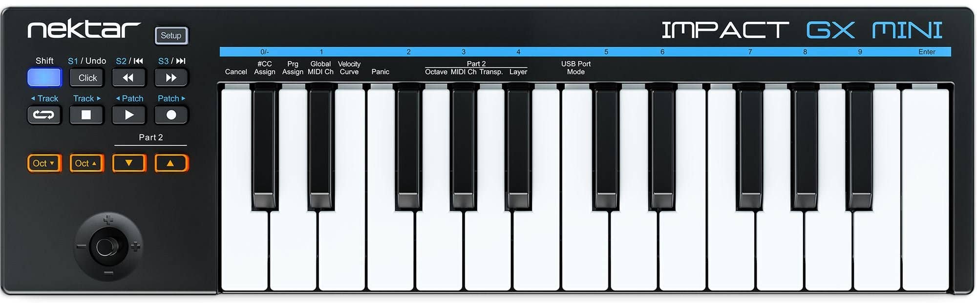 Nektar Impact GX Mini 25 Key USB MIDI Controller