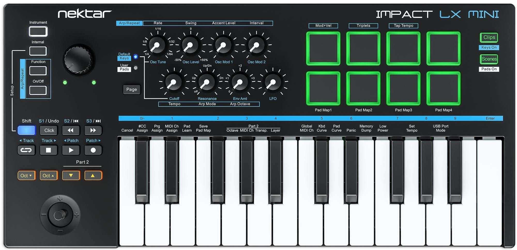 Nektar Impact LX Mini 25-Key USB MIDI Controller