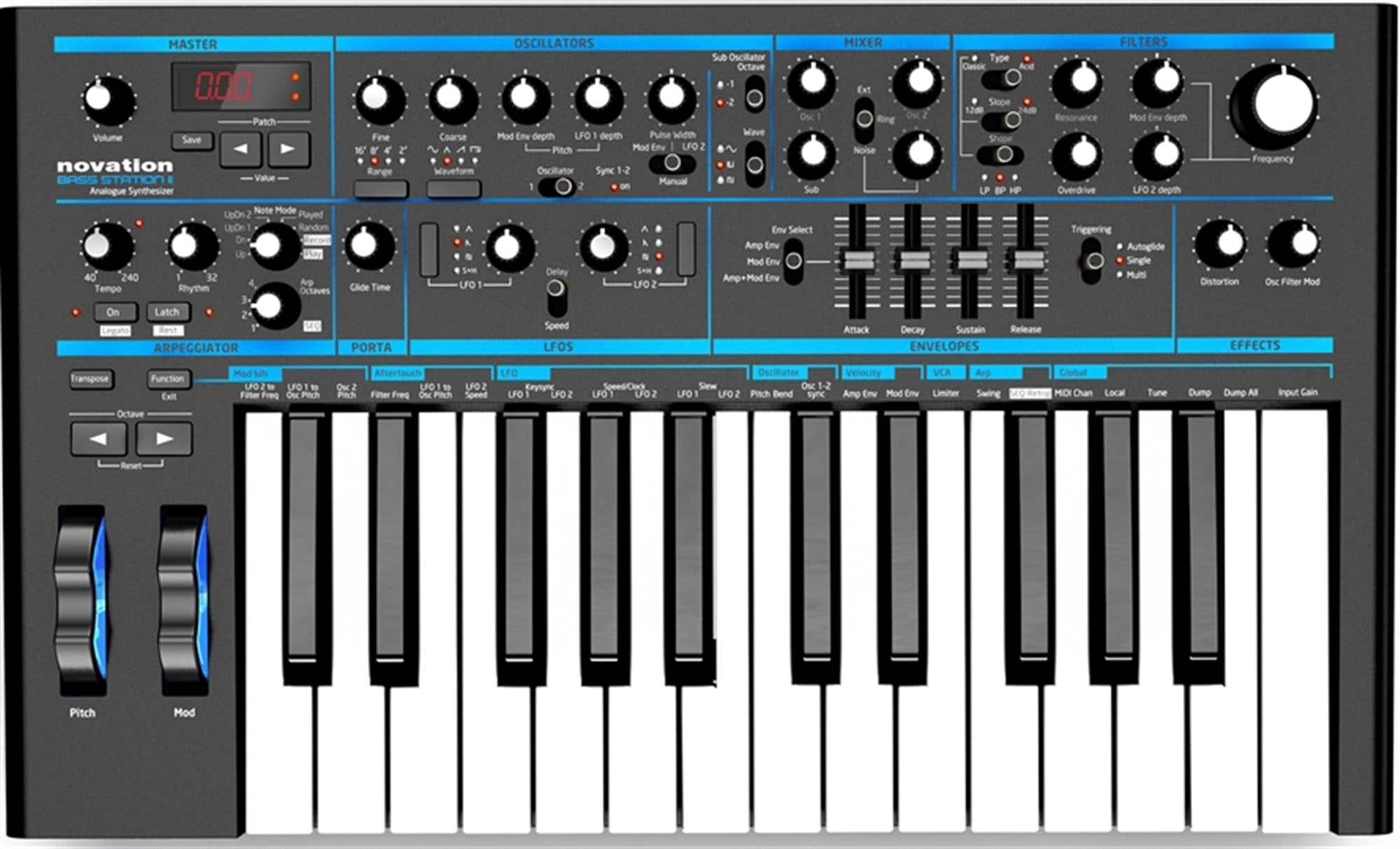 Novation Bass Station II Analog Synthesizer