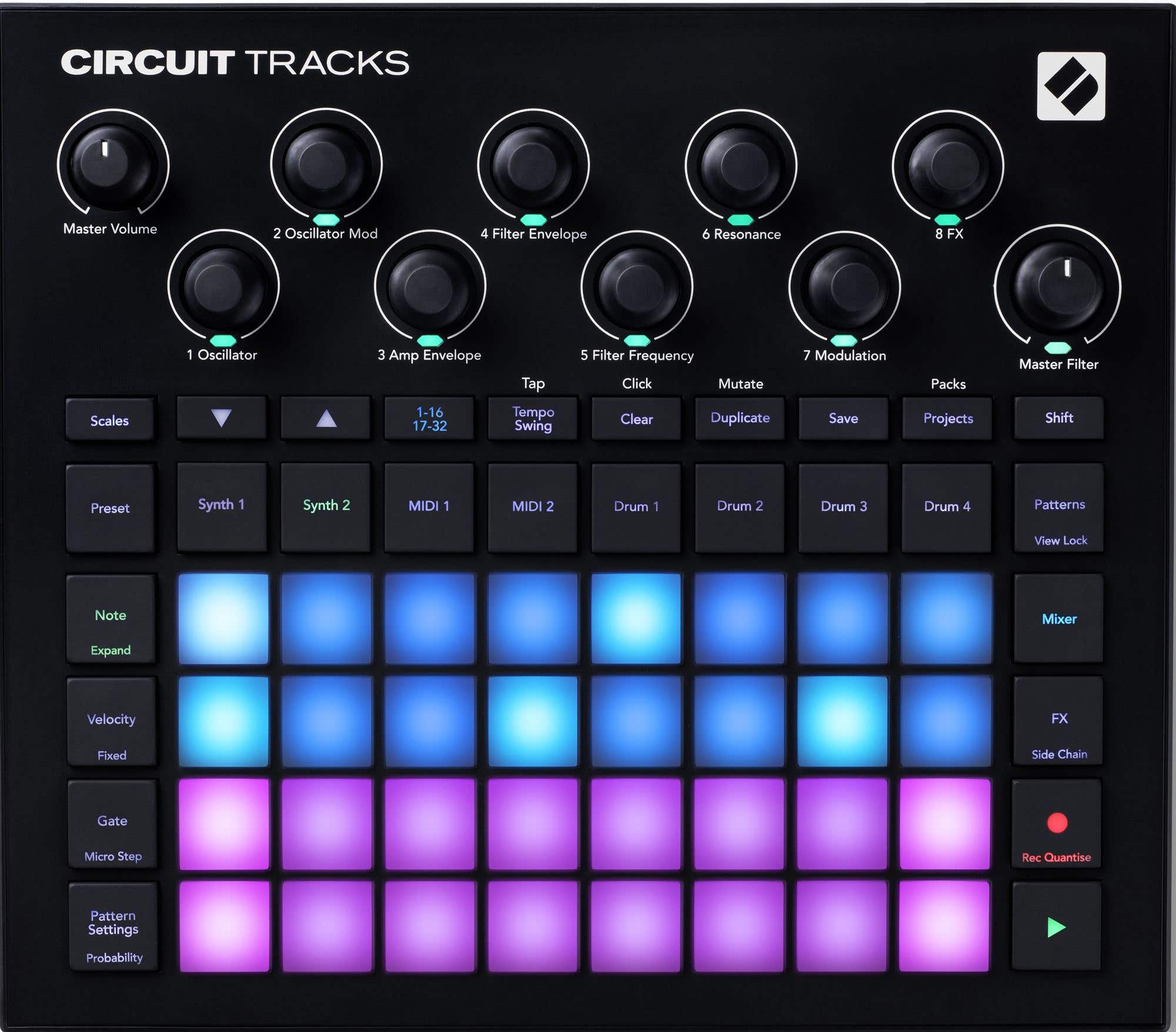 Novation Circuit Tracks Music Production Workstation
