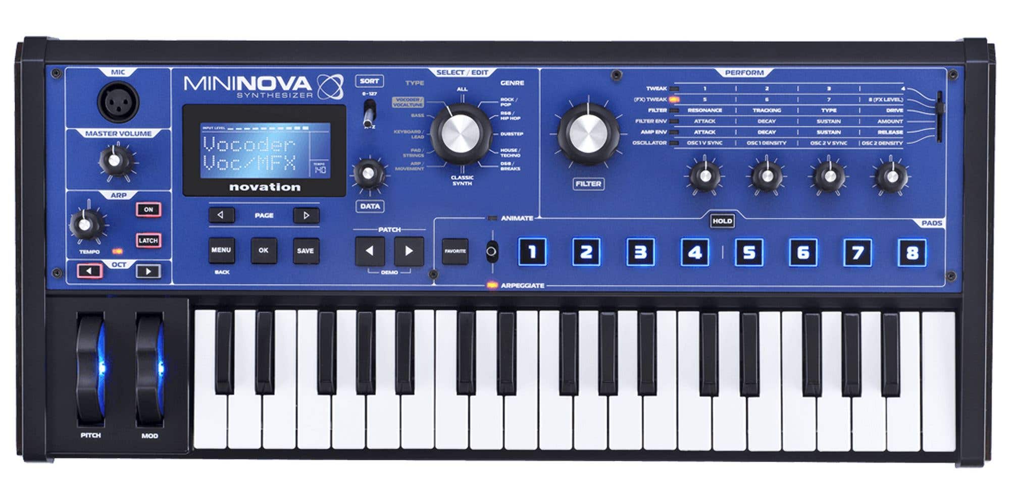 Novation MiniNova Analog Modeling Synthesizer