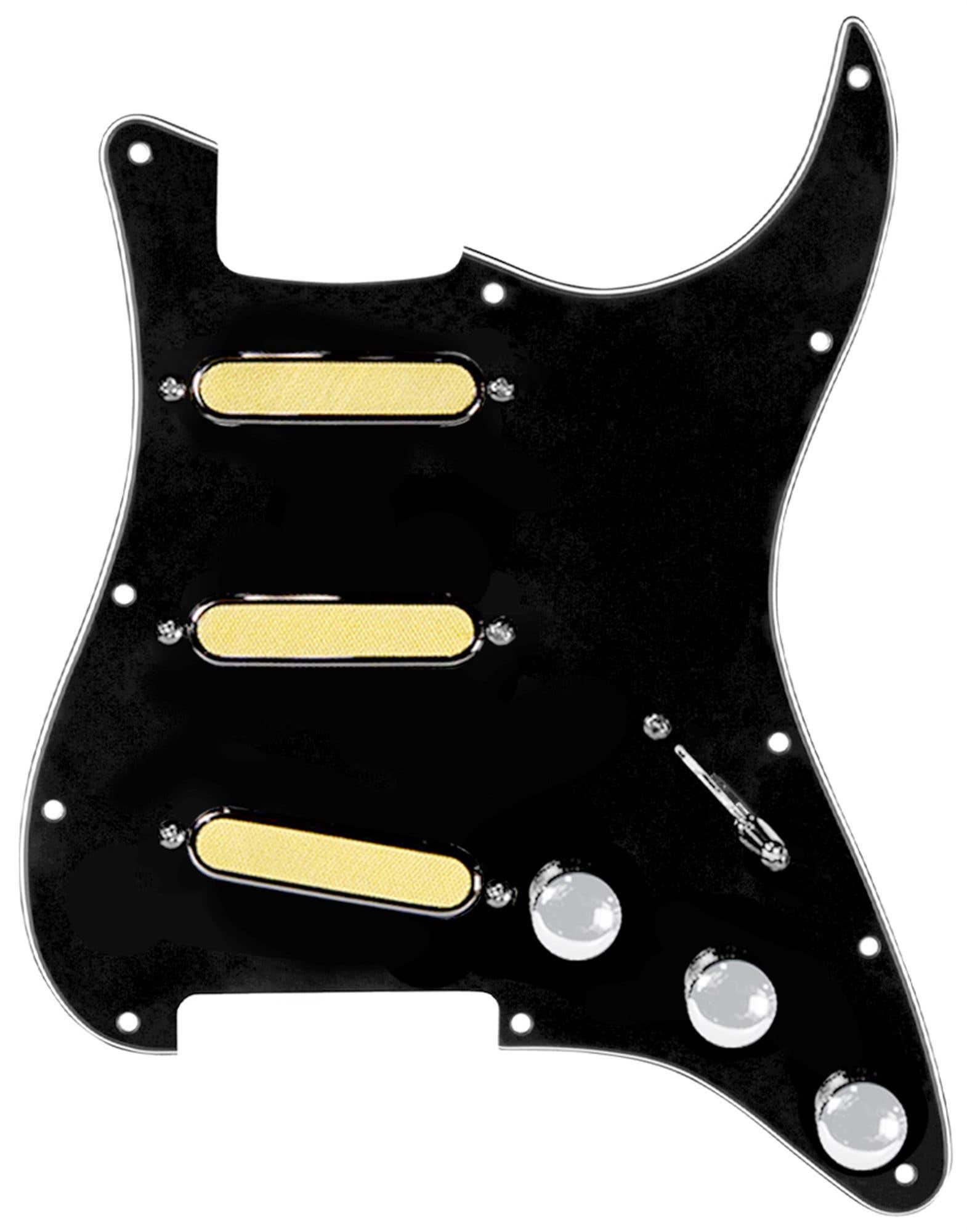 920D Custom Gold Foil Loaded Pickguard for Strat