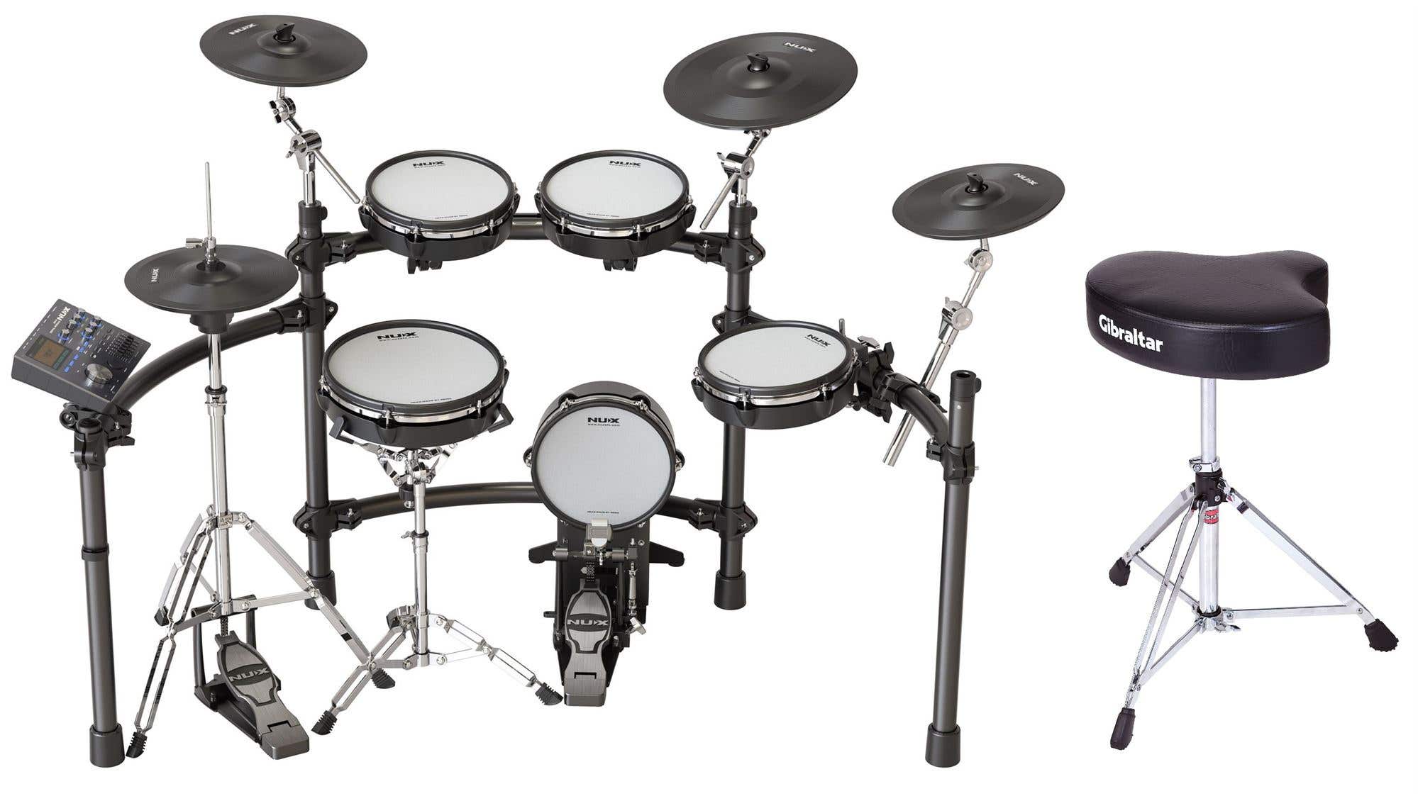NUX DM-8 All Mesh Head Digital Electronic Drum Kit
