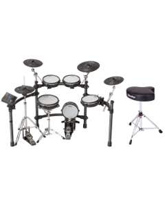 NUX DM-8 All Mesh Head Digital Drum Kit with Free Throne