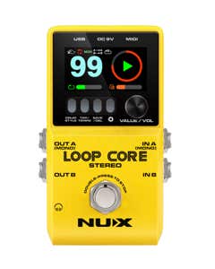 NUX Loop Core Stereo Looper Pedal with MIDI