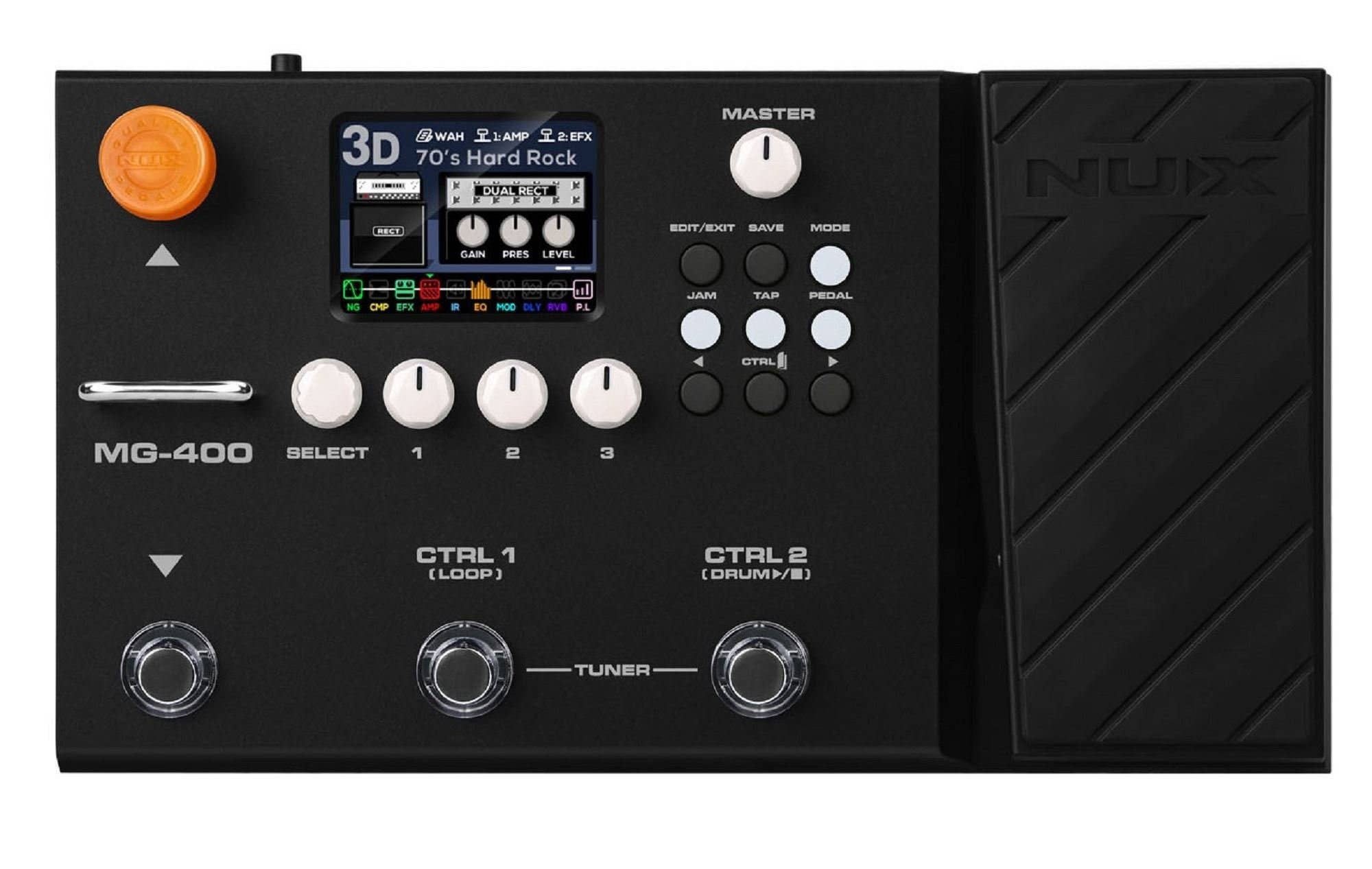 NUX MG-400 Amp Modeler Pedal with Effects