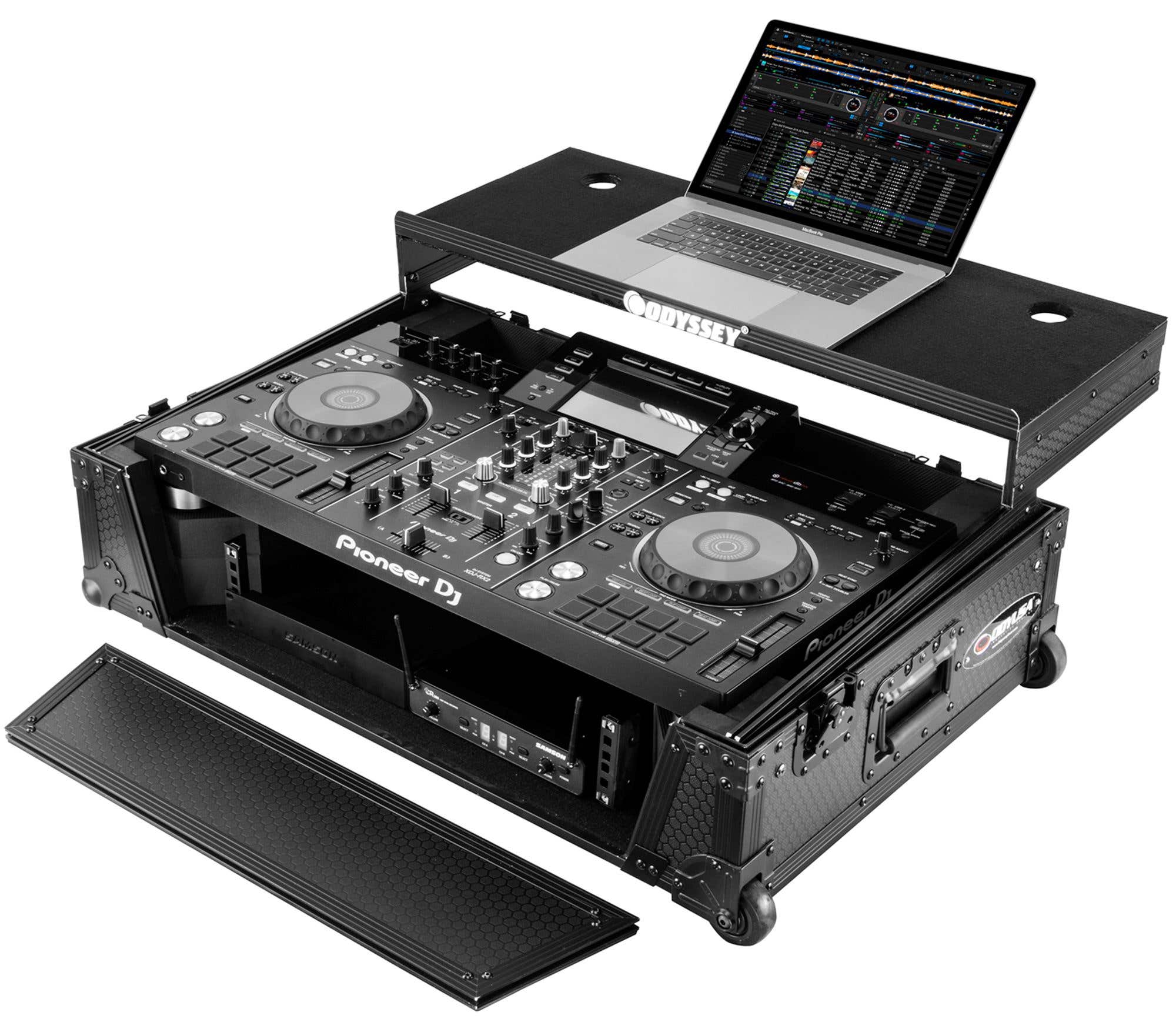 Odyssey 810226 Industrial Board Glide Style Case for Pioneer XDJ-RX3