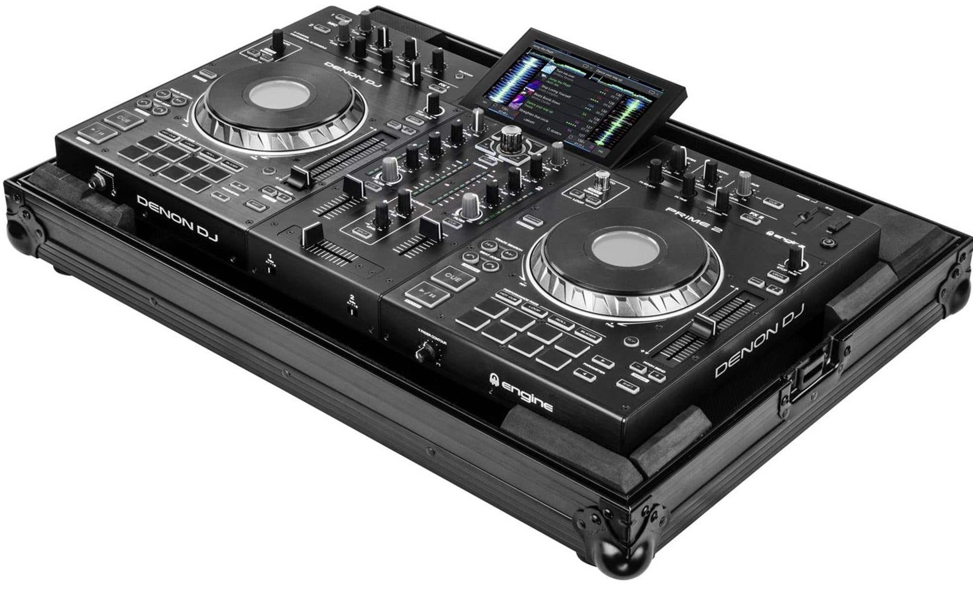Odyssey FZDNPRIME2BL Black Label Flight Case for Denon Prime 2