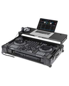 Odyssey FZGSDDJFLX10CWBL Black Label 1U Flight Case for DDJ-FLX10