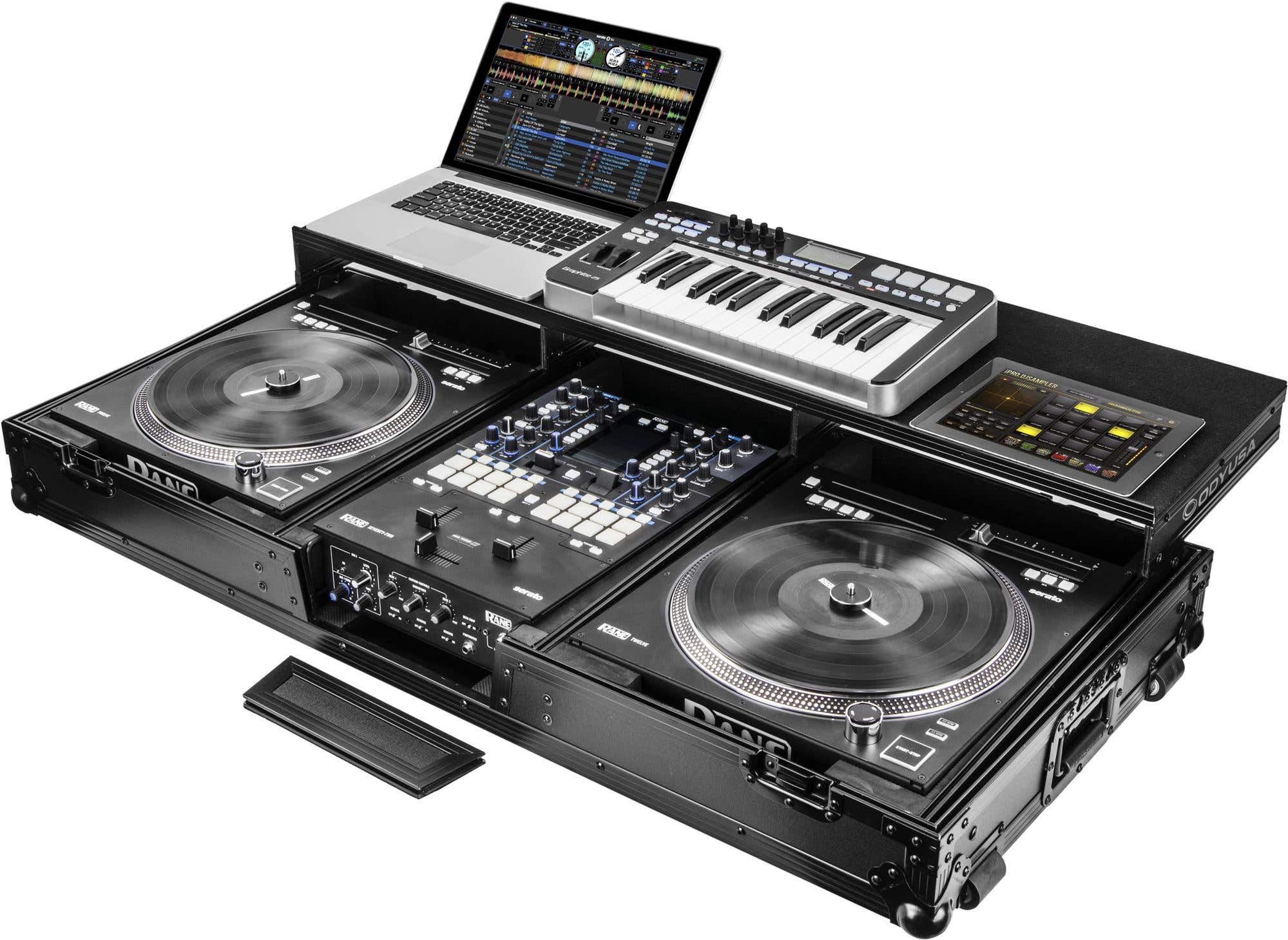 Odyssey FZGSPRA1272WBL Remixer Glide Case for Rane 72 and 12