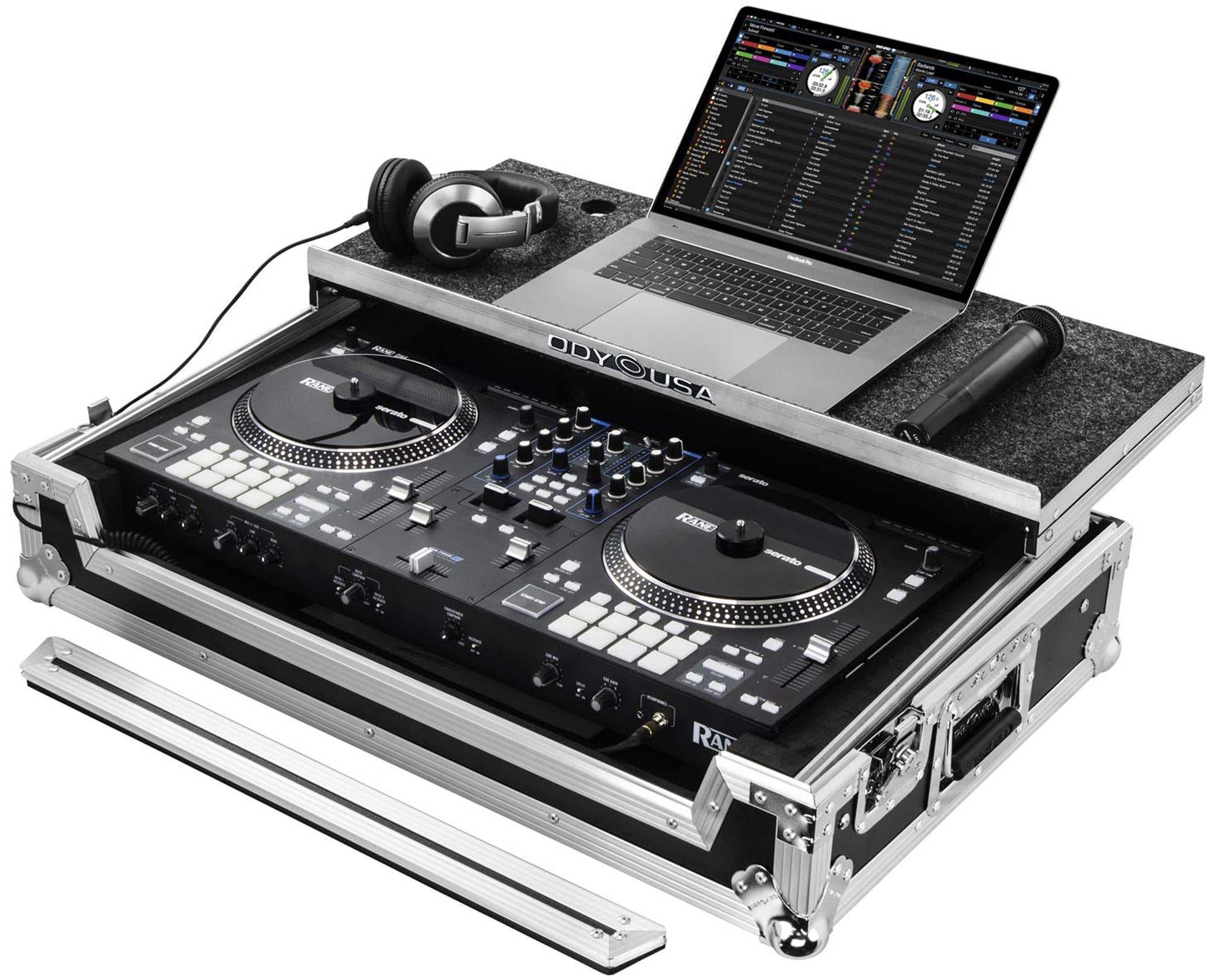 Odyssey FZGS RANE ONE Flight Case for Rane One with Glide Platform
