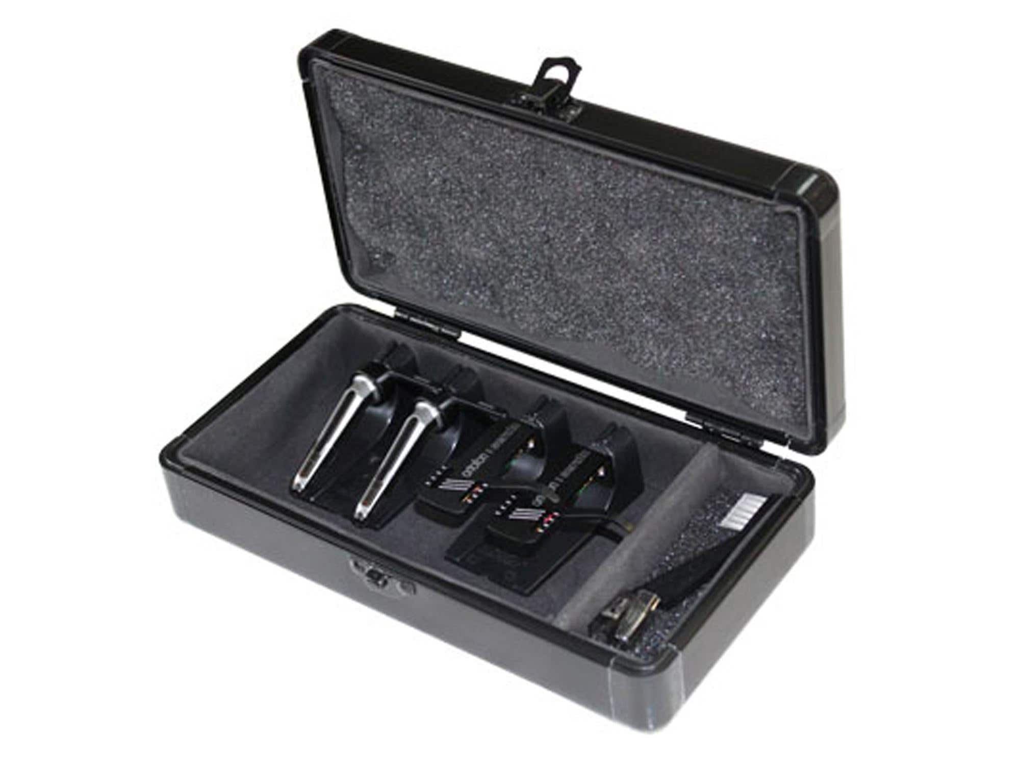 Odyssey KCC4PR2BL Krom Pro2 Quad Turntable Cartridge Case