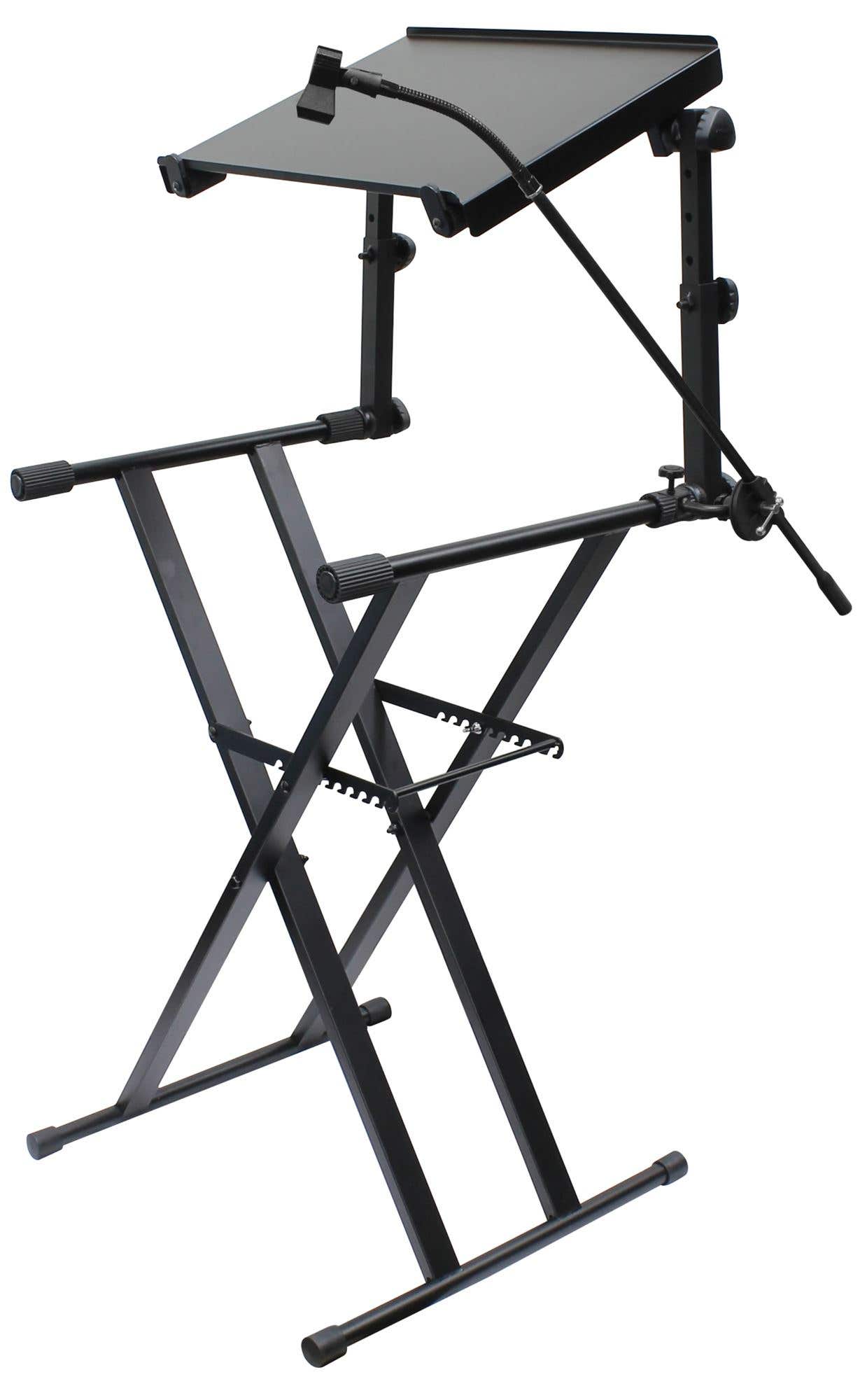 Odyssey LTBXS2MTCP 2-Tier DJ X-Stand Combo Pack Black