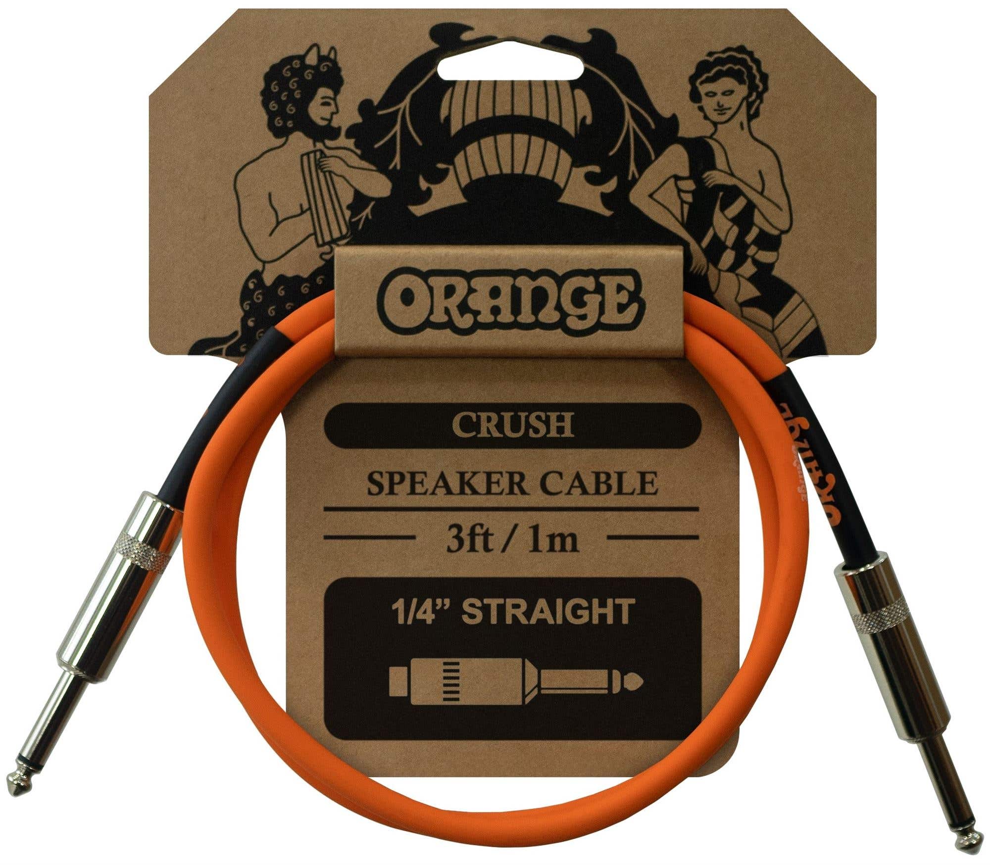 Orange Crush Speaker Cable 1/4" Straight to Straight