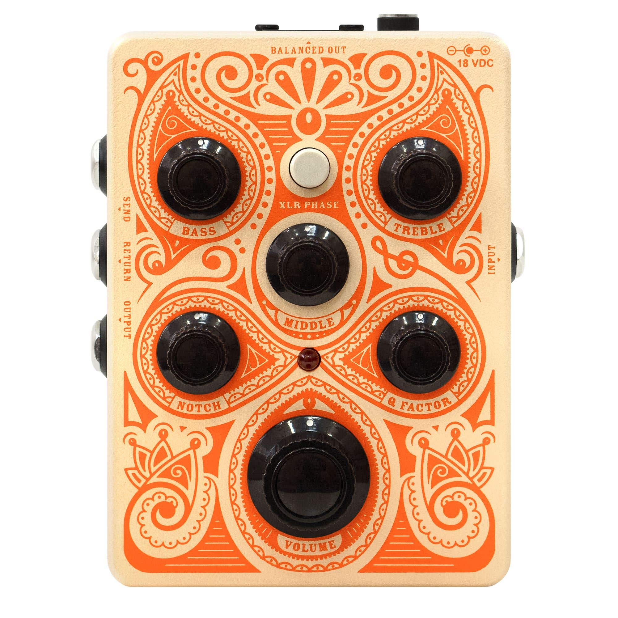 Orange Acoustic Preamp EQ Pedal