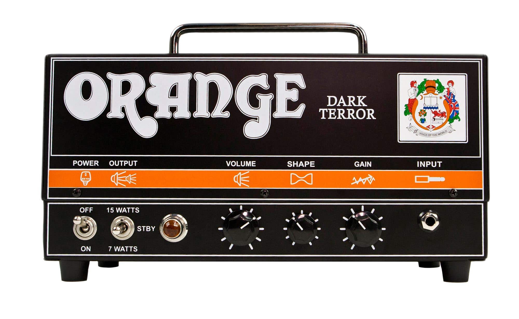Orange DA15H Dark Terror Tube Guitar Amp Head with Gig Bag