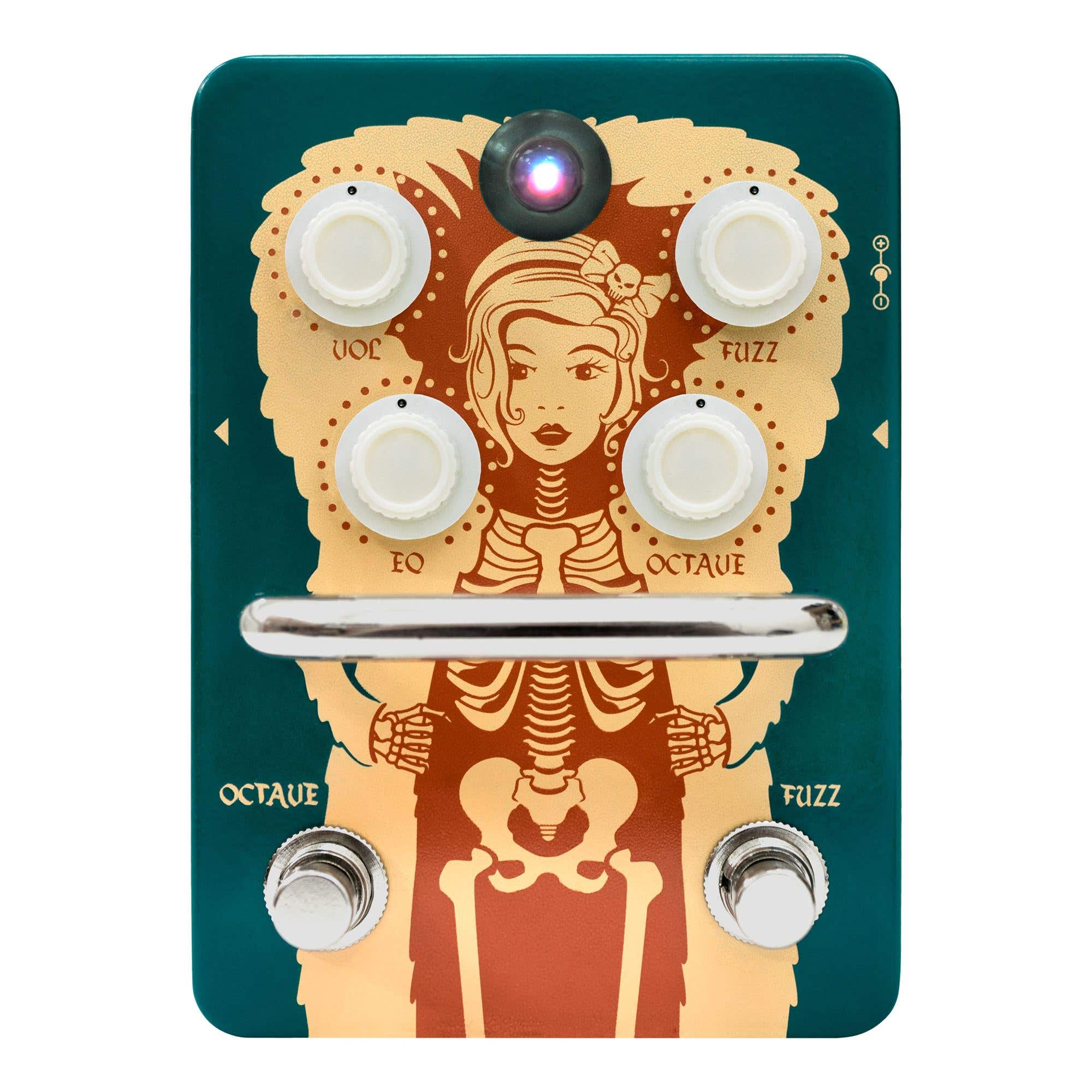 Orange Fur Coat Fuzz with Adjustable Octave Pedal