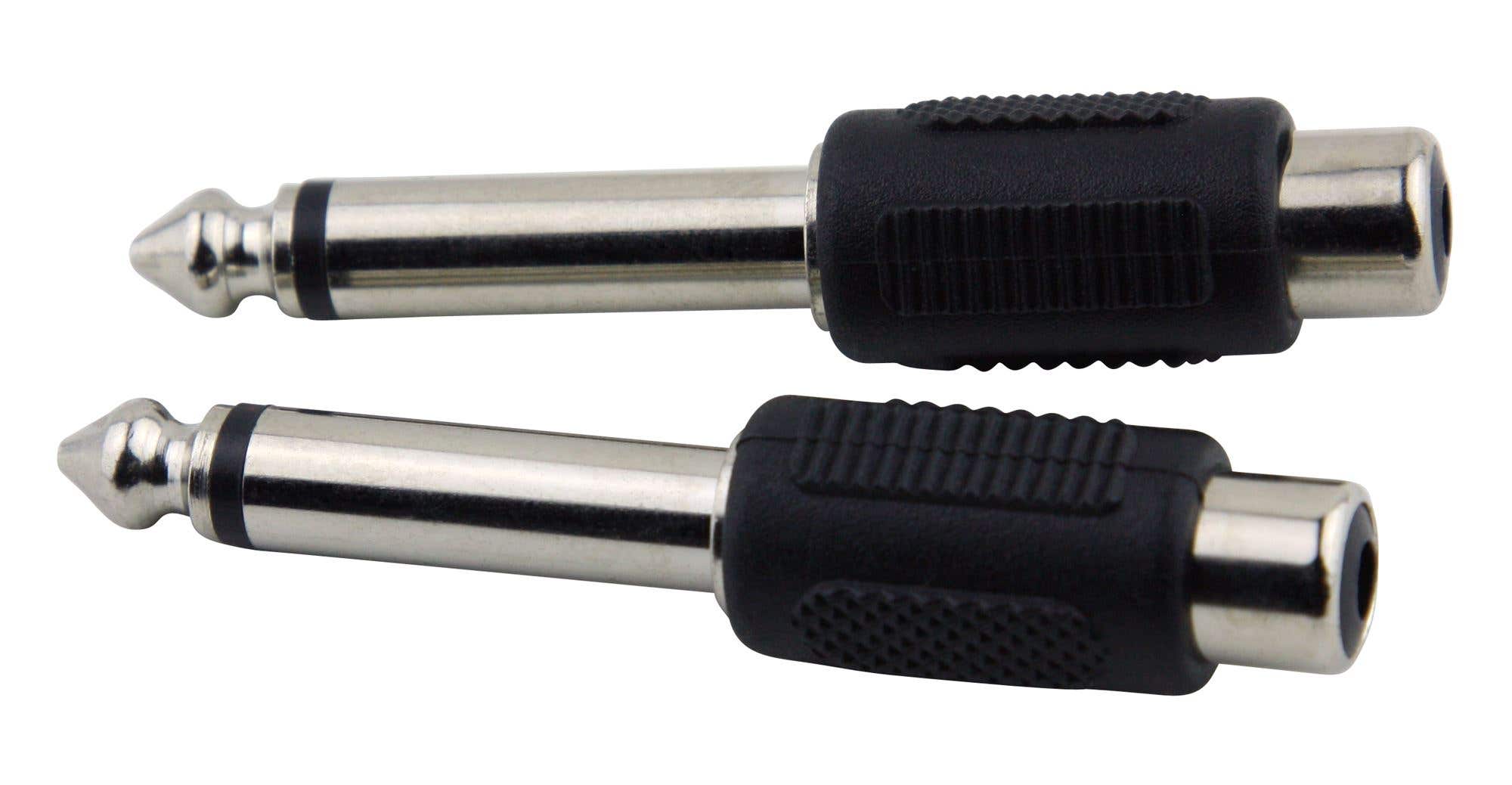 Pig Hog Solutions PA-RF14M RCA to 1/4 Adapter 2 pack