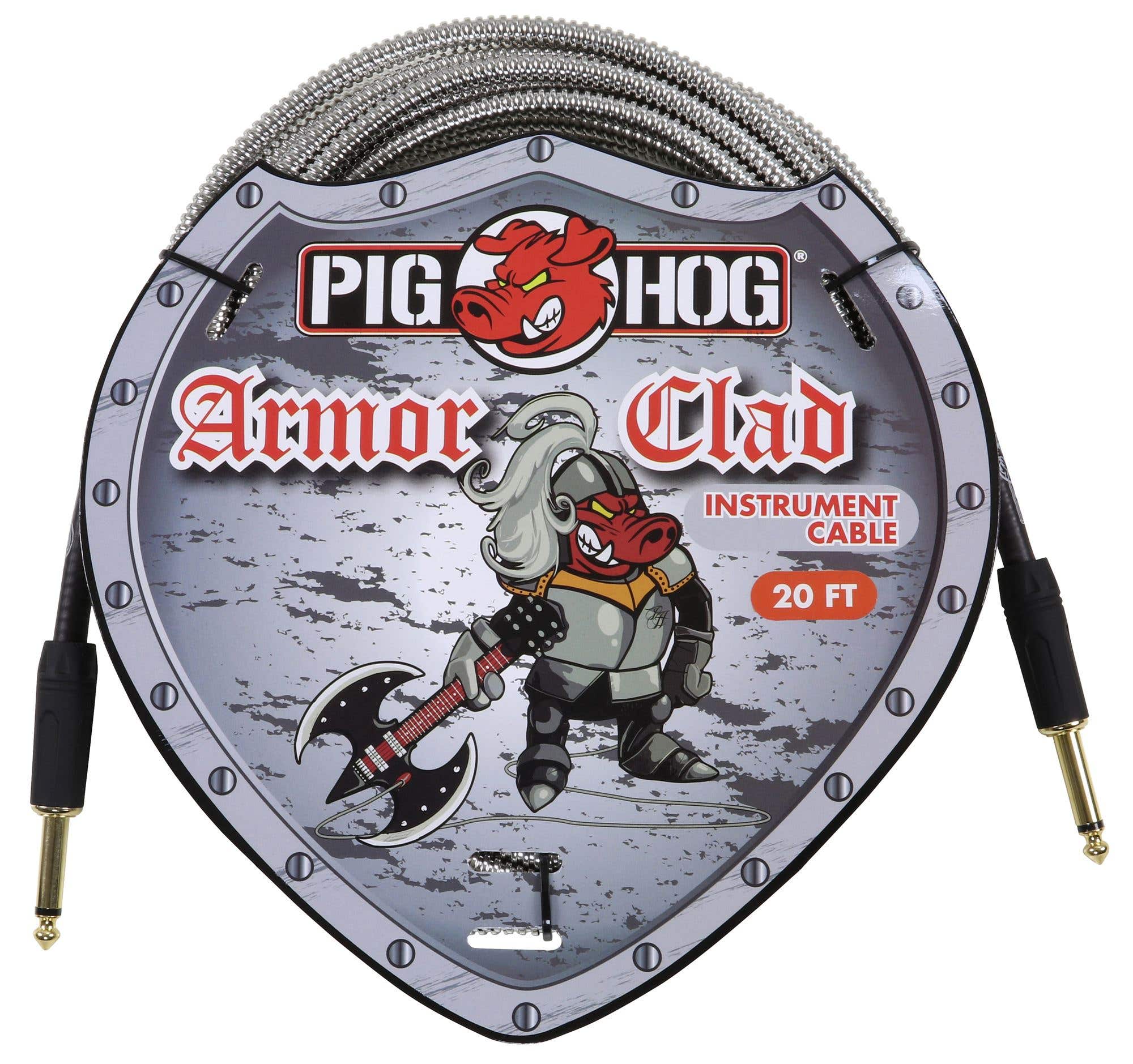 Pig Hog Armor Clad Instrument Cable 20 Foot