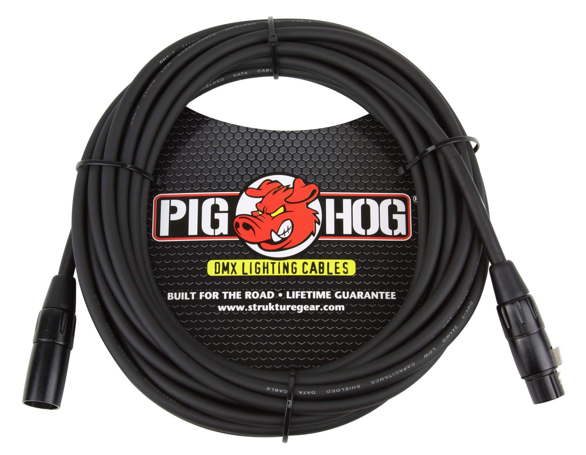 Pig Hog PHDMX25 3 Pin DMX Lighting Cable 25 foot