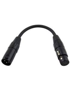 Pig Hog Solutions PX-DMX5F 5 Pin DMX to XLR Cable 6 inch