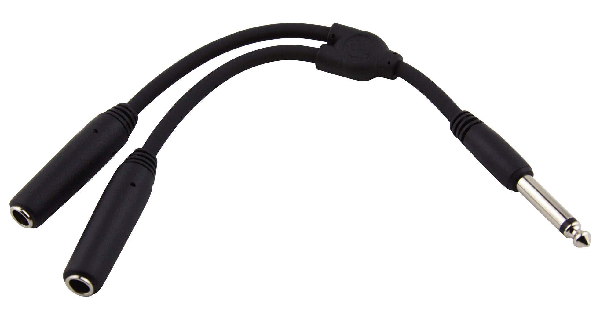 Pig Hog Solutions Quarter Inch to Dual Quarter In Mono Y Cable