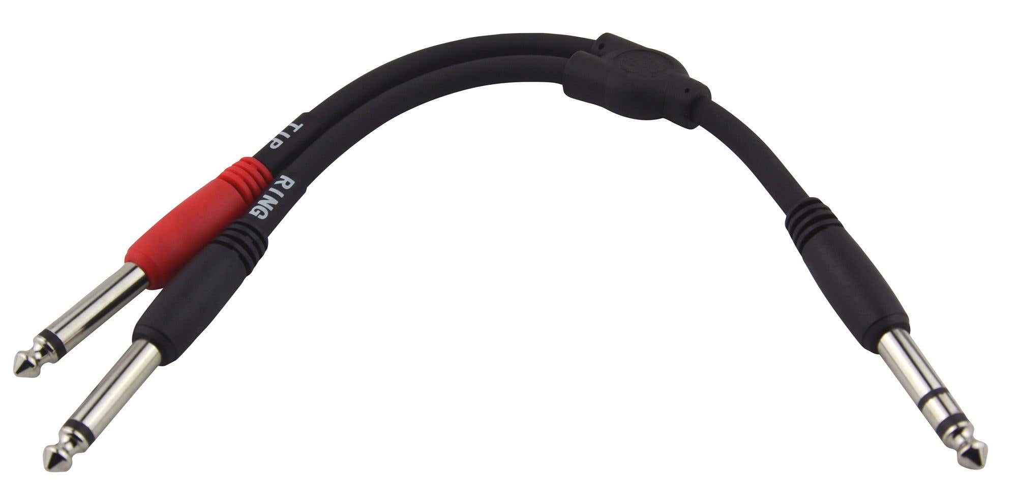 Pig Hog Solutions Stereo to Dual Quarter Inch Mono Y Cable