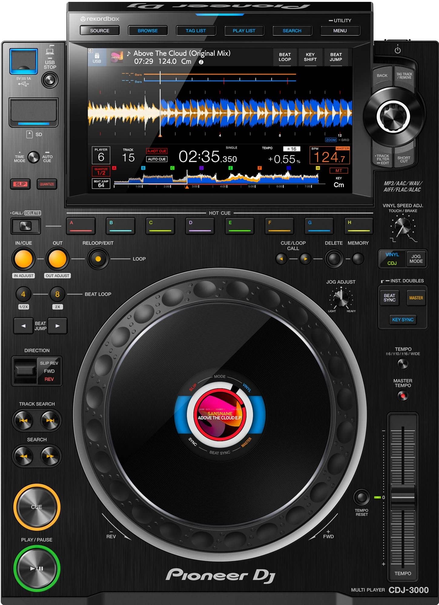 Pioneer DJ CDJ3000 Professional Media Player