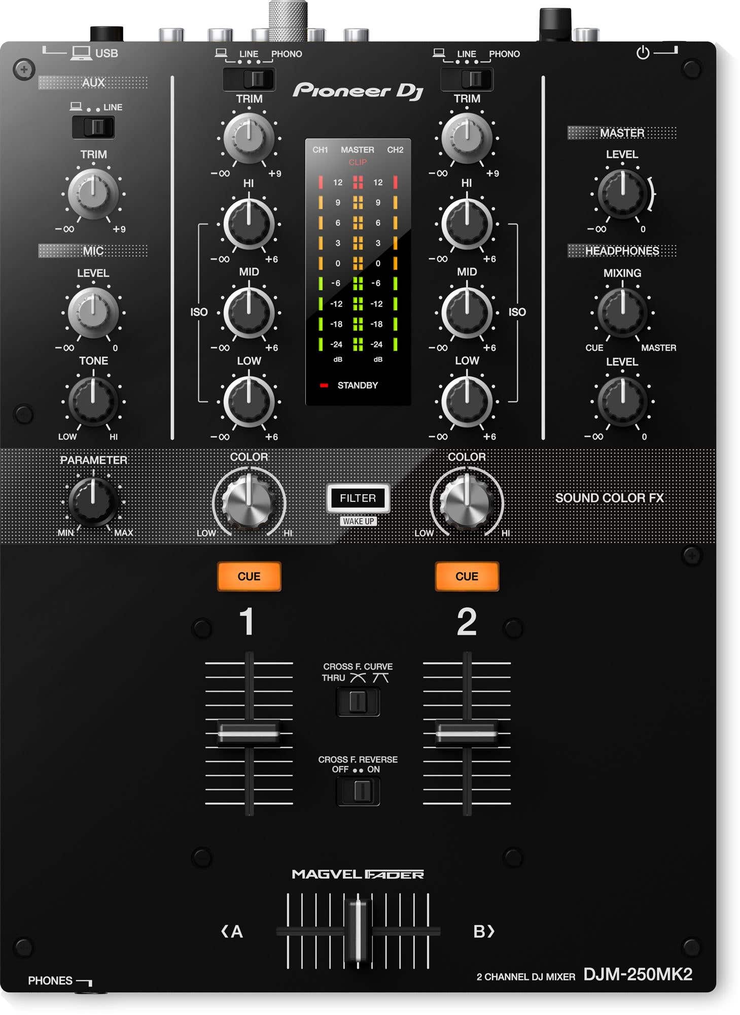 Pioneer DJ  DJM250MK2 DJ MIxer