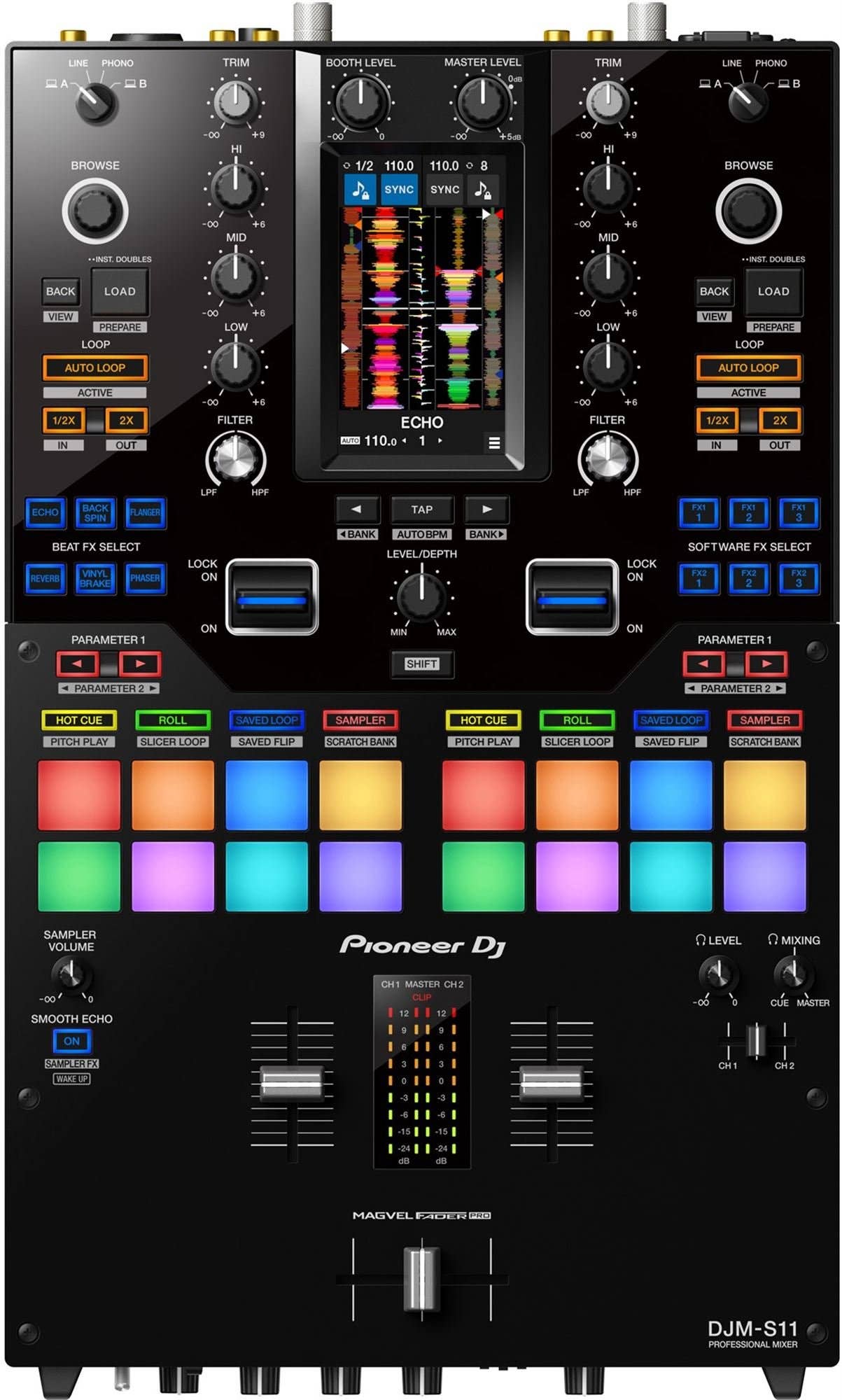 Pioneer DJ DJMS11 Professional DJ Mixer