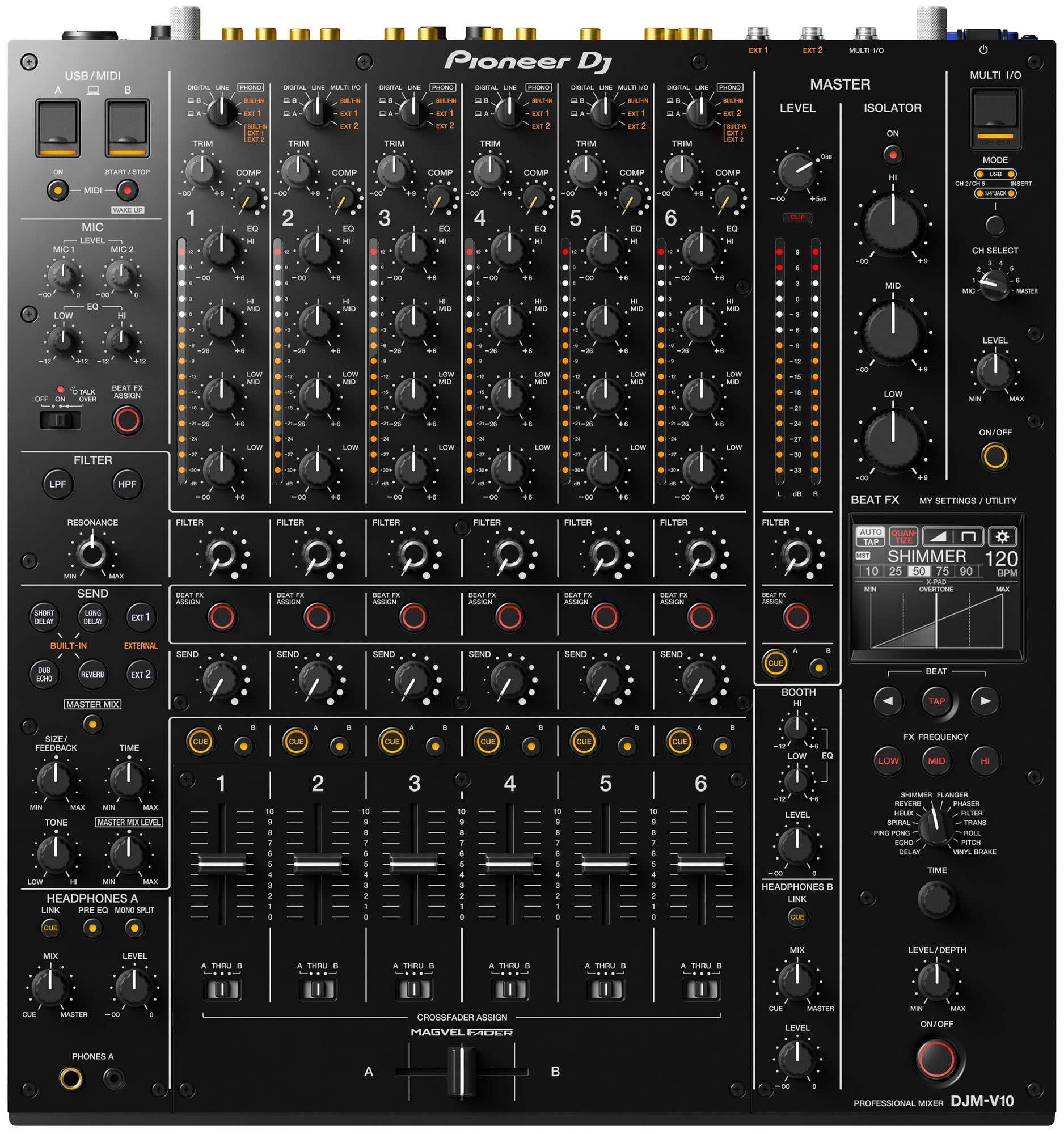 Pioneer DJ DJMV10 Professional DJ Mixer