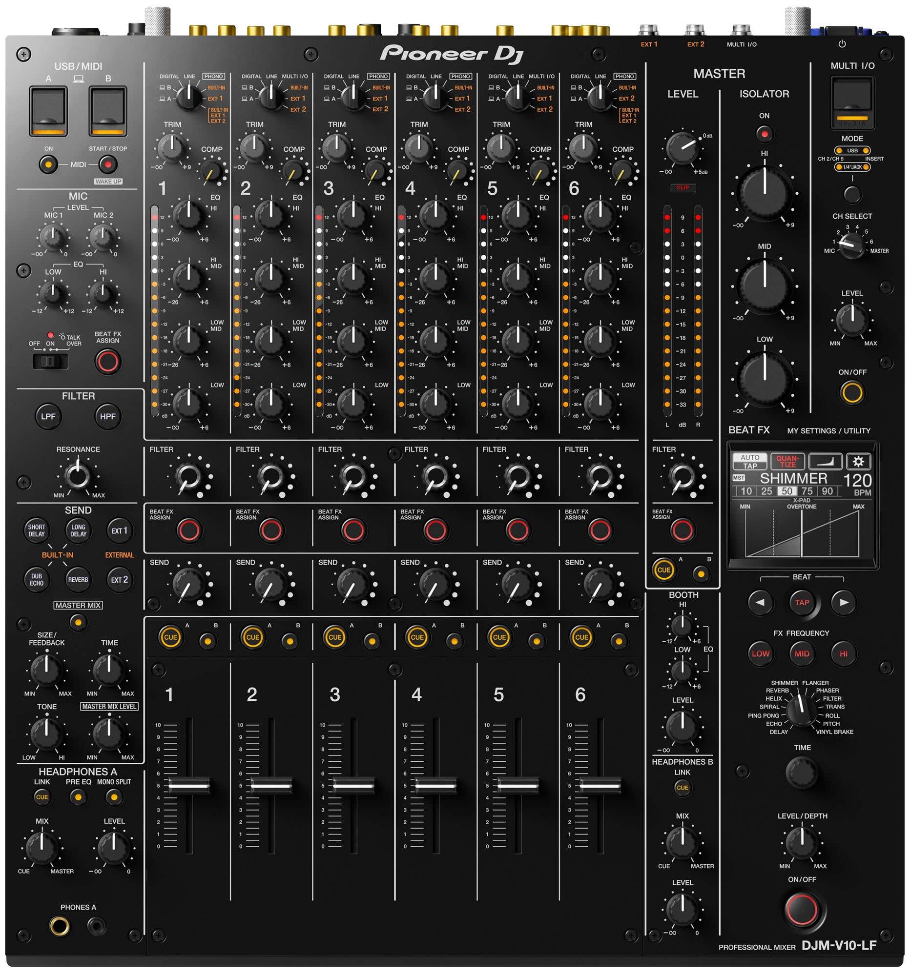 Pioneer DJ DJMV10LF Professional DJ Mixer