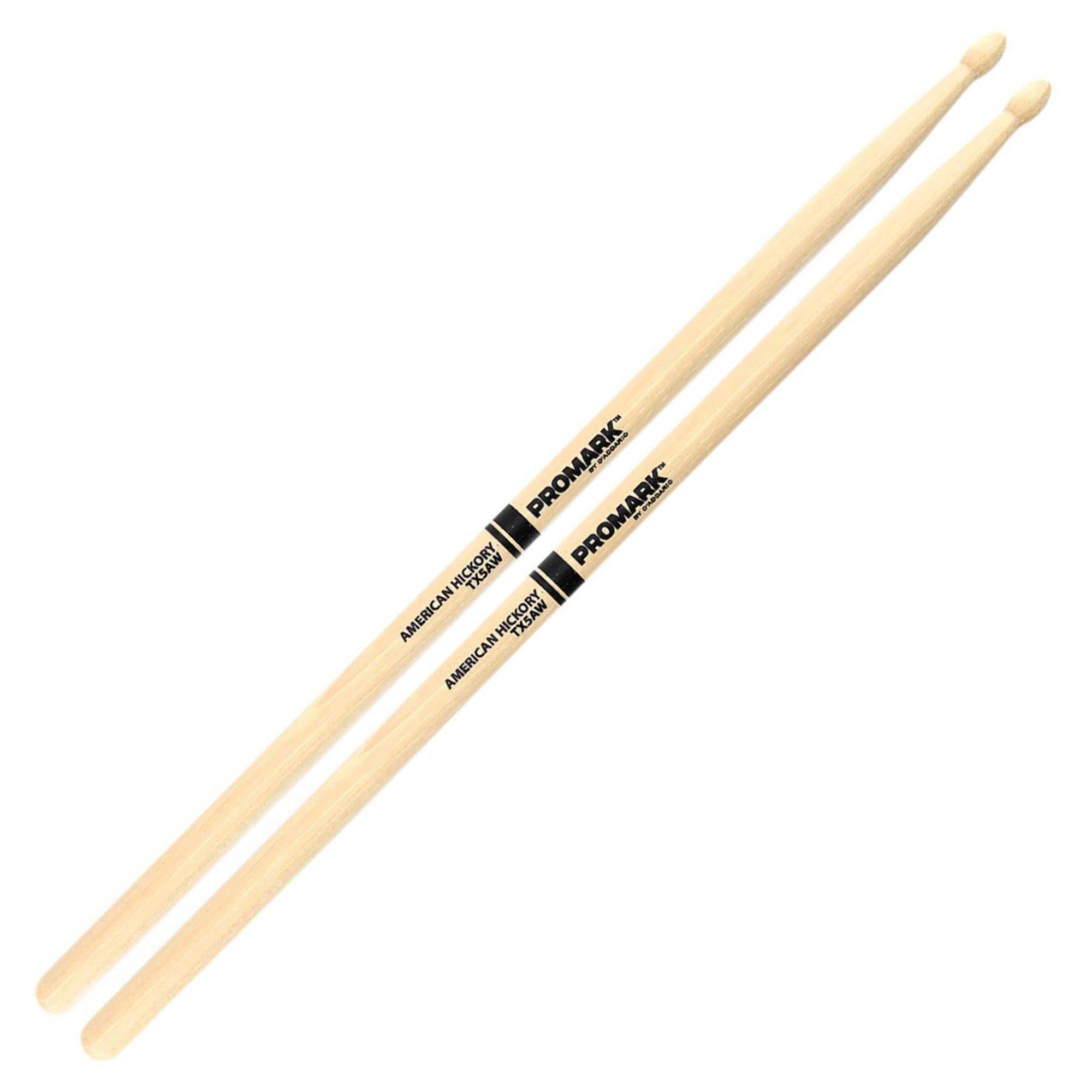ProMark 5A American Hickory Drum Sticks Wood Tip
